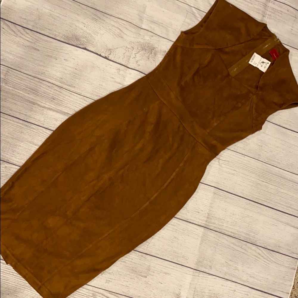 Akira Suede Dress